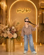 شومیز نگینی ست مادر و دختری در دلوان شو - تصویر 4